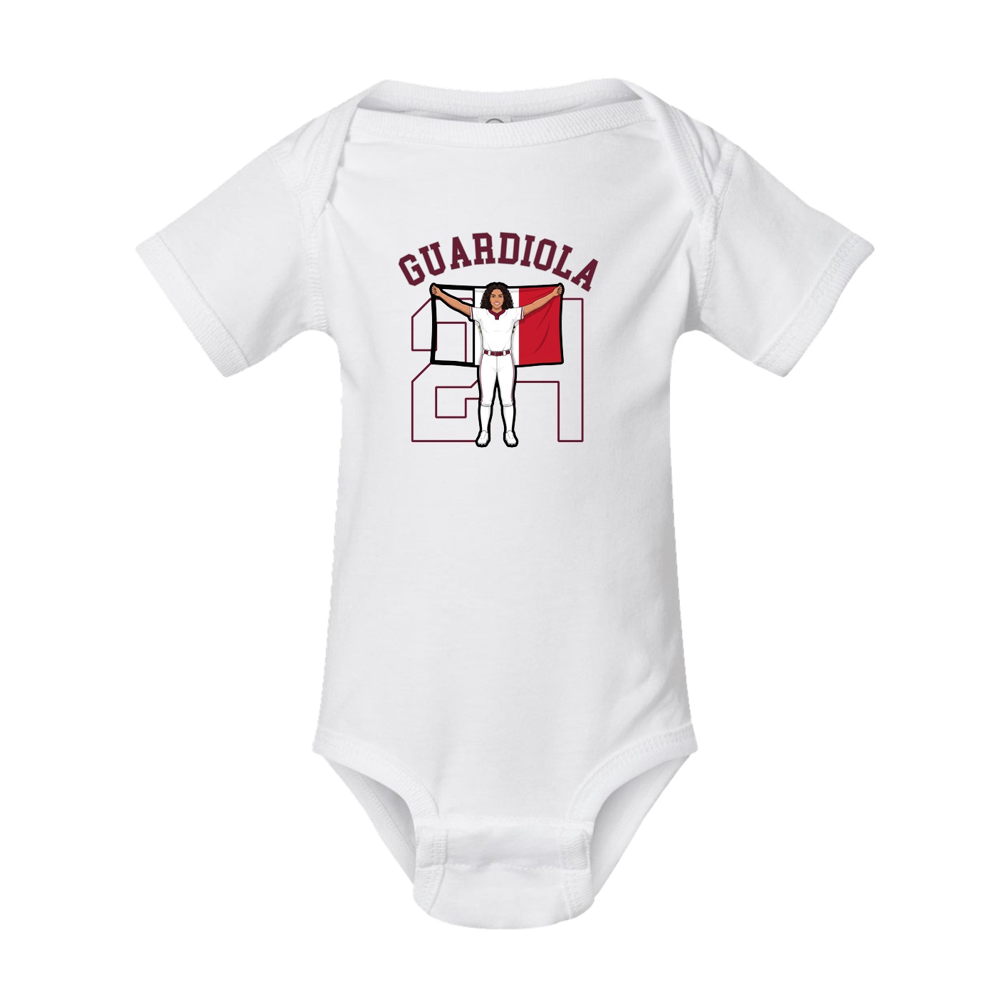 Baby Onesie — Shirsey Arch in White