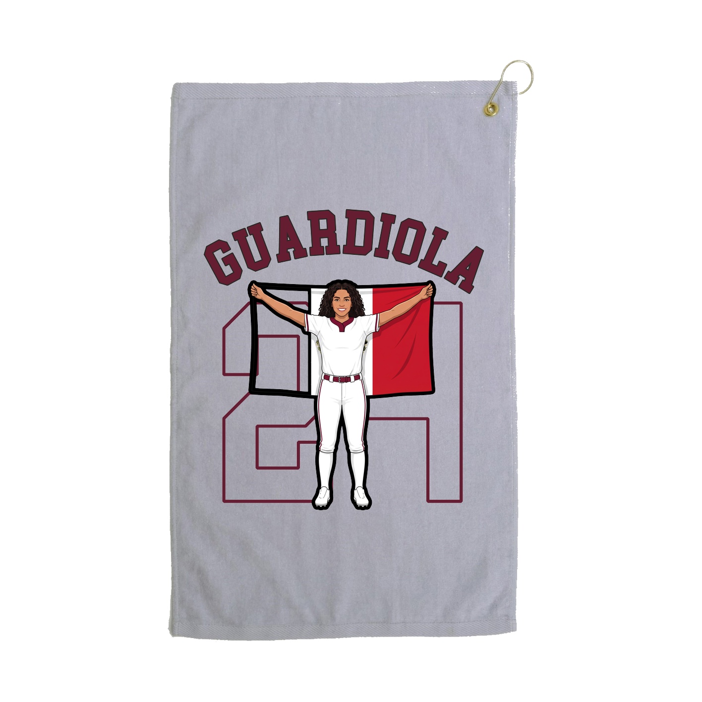 Golf Towel — Shirsey Arch in Grey
