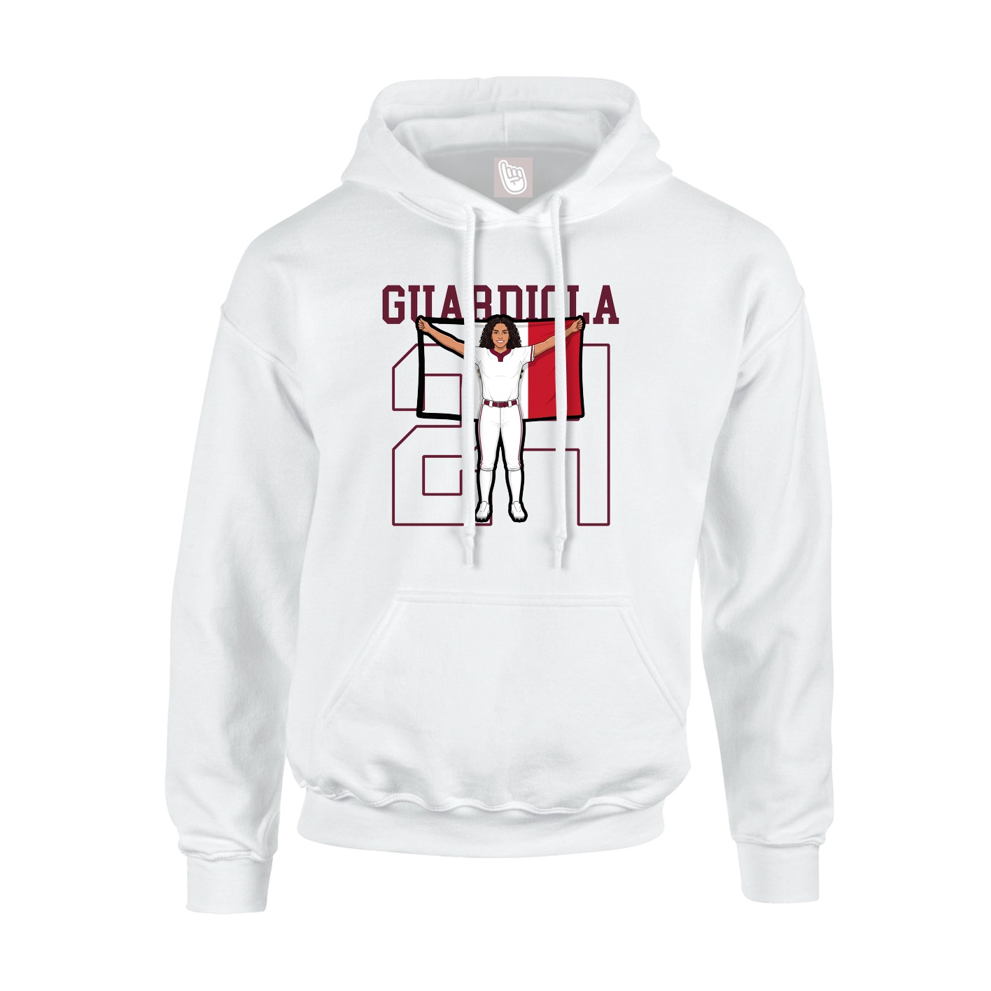 Youth Hoodie — Shirsey in White