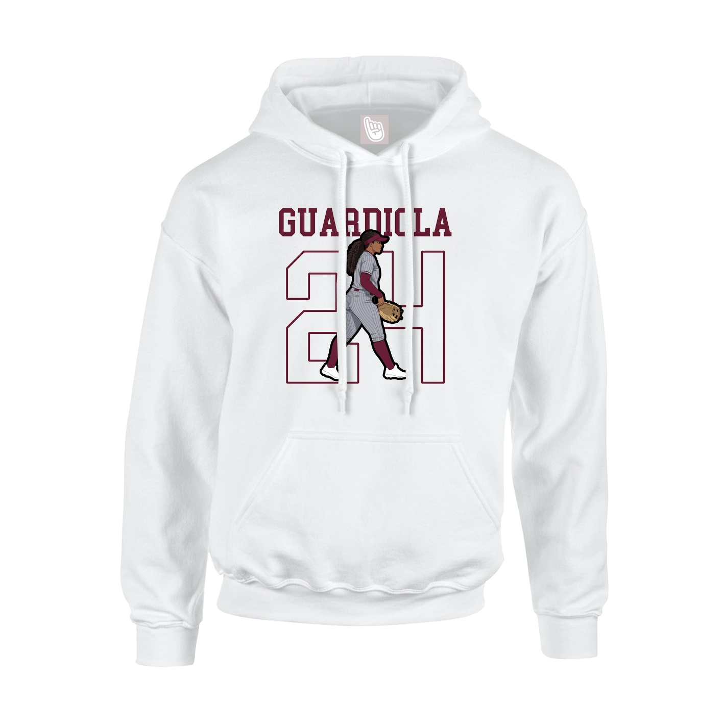 Hoodie — Shirsey in White