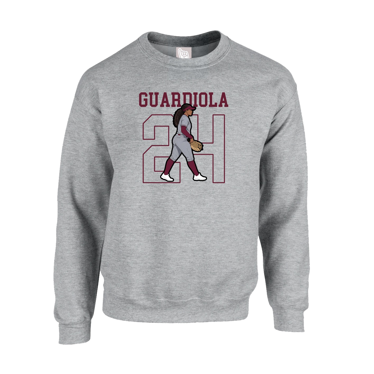 Fleece Crew — Shirsey in Grey