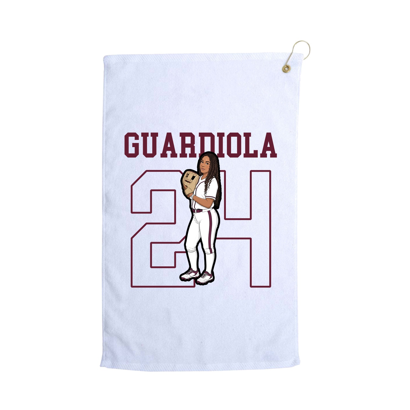 Golf Towel — Shirsey in White