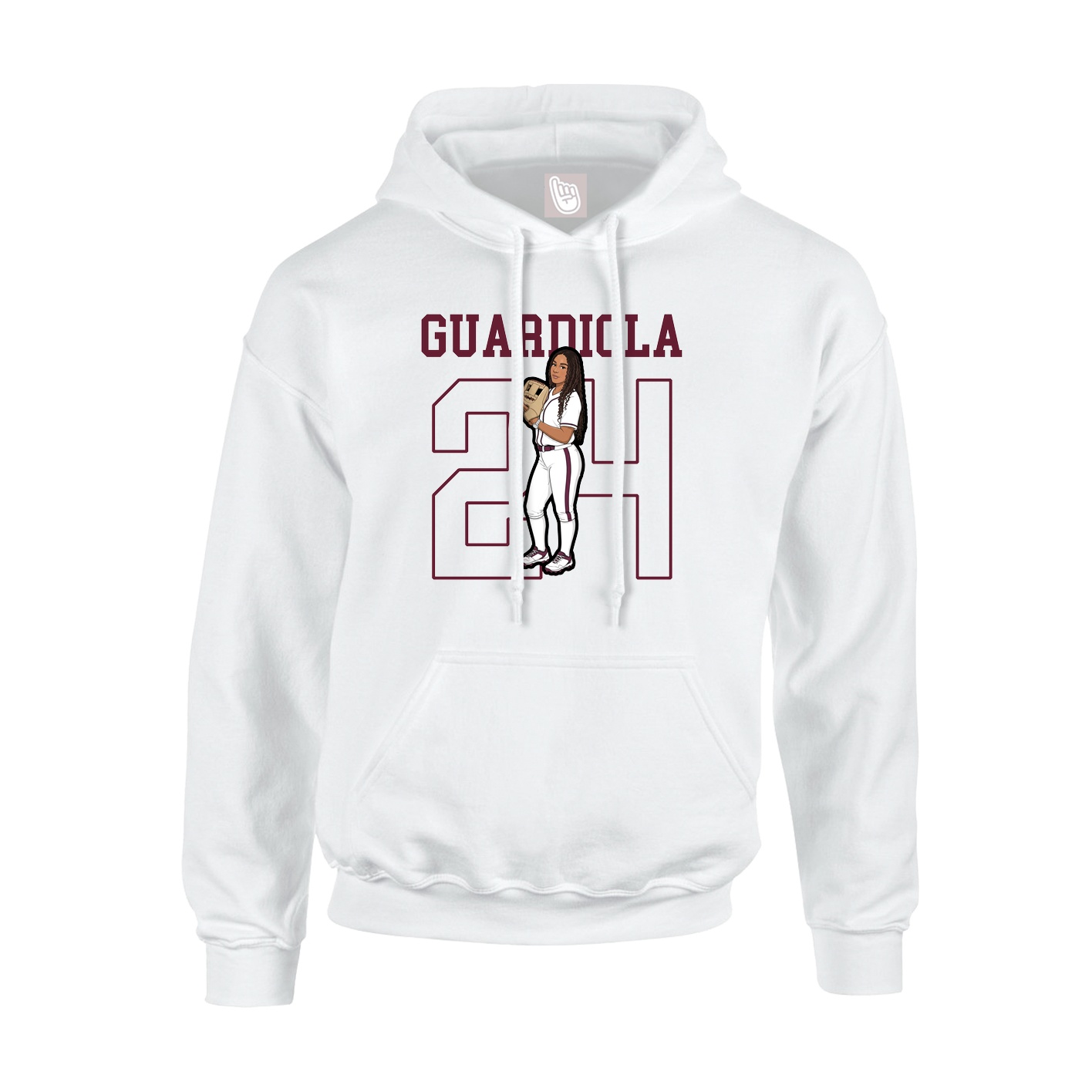 Youth Hoodie — Shirsey in White