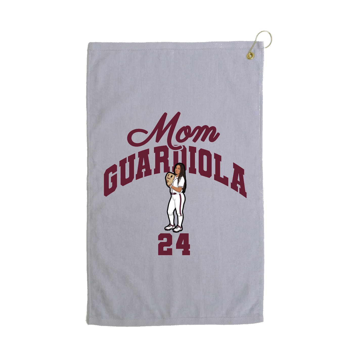 Golf Towel — Mothers Day Arch in Grey