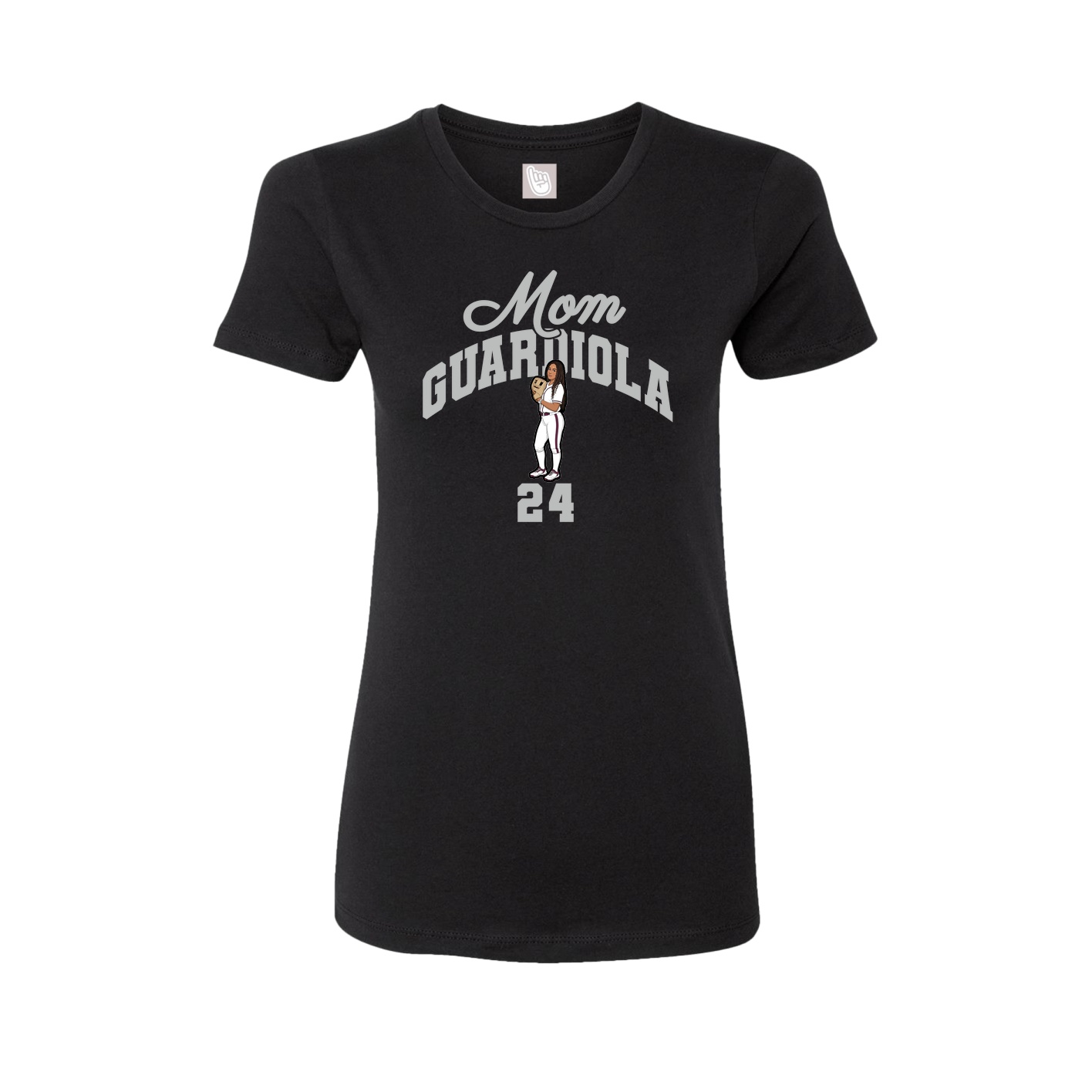 Womens Tee — Mothers Day Arch in Black