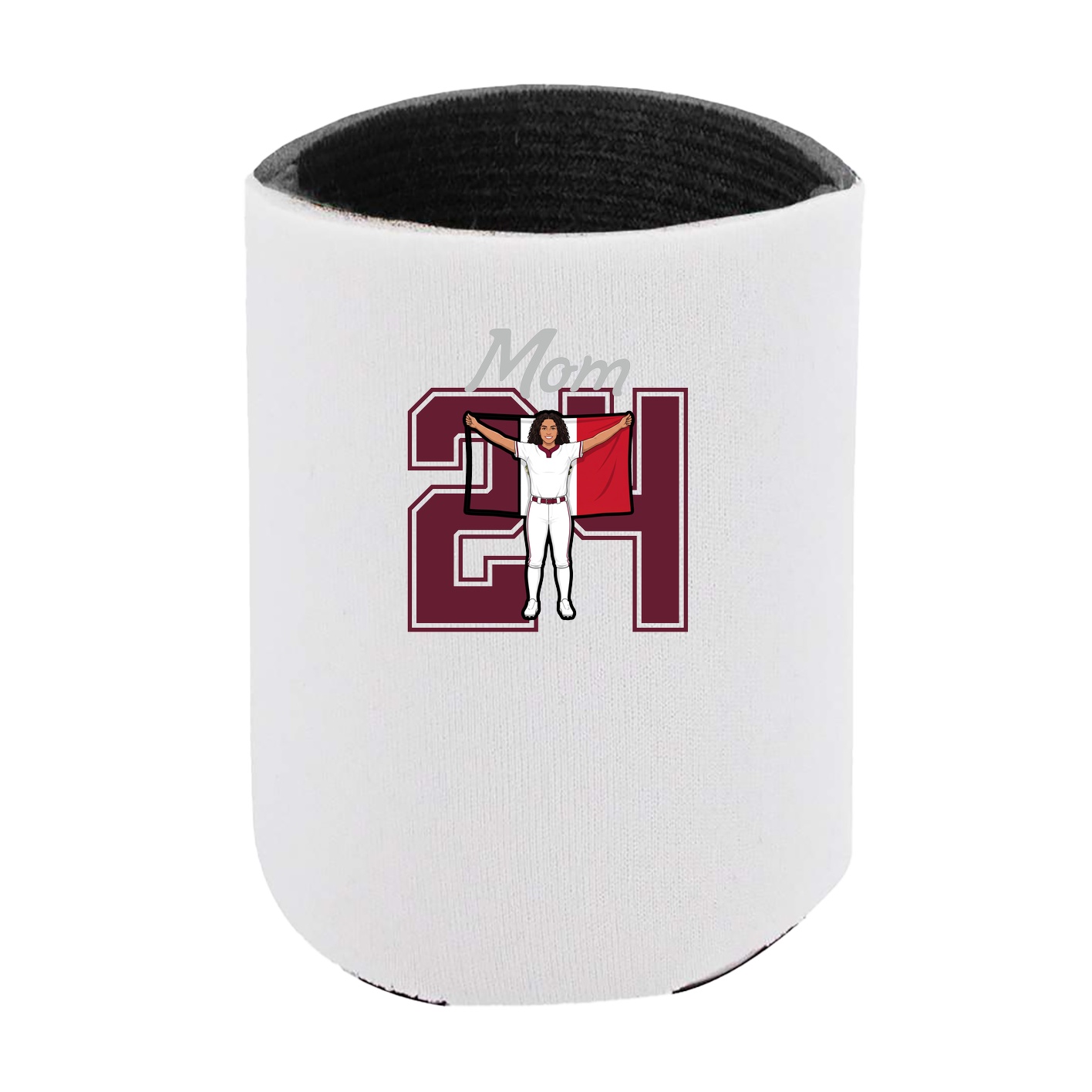Can Holder — Mothers Day Shirsey in White