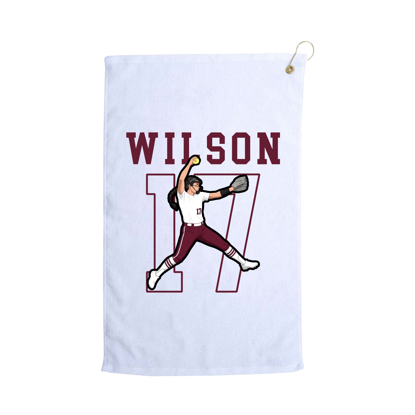 Golf Towel — Shirsey in White