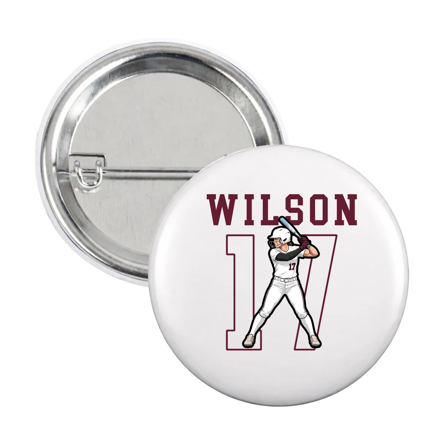 Game Day Button — Shirsey in White