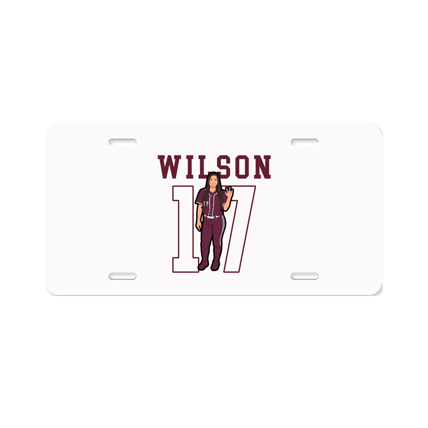 License Plate — Shirsey in Classic