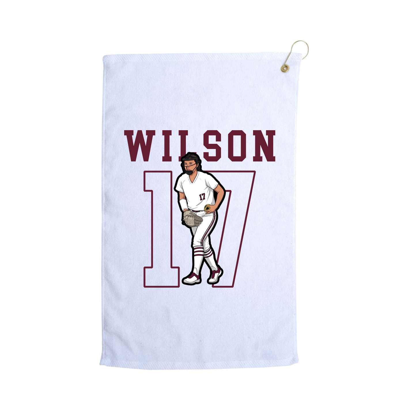 Golf Towel — Shirsey in White