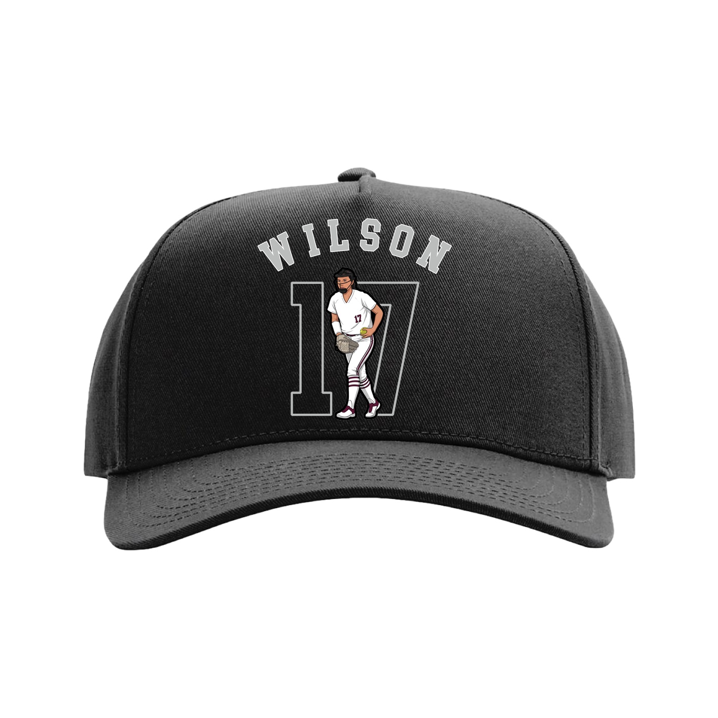 Full Fabric Five-Panel Champ Cap