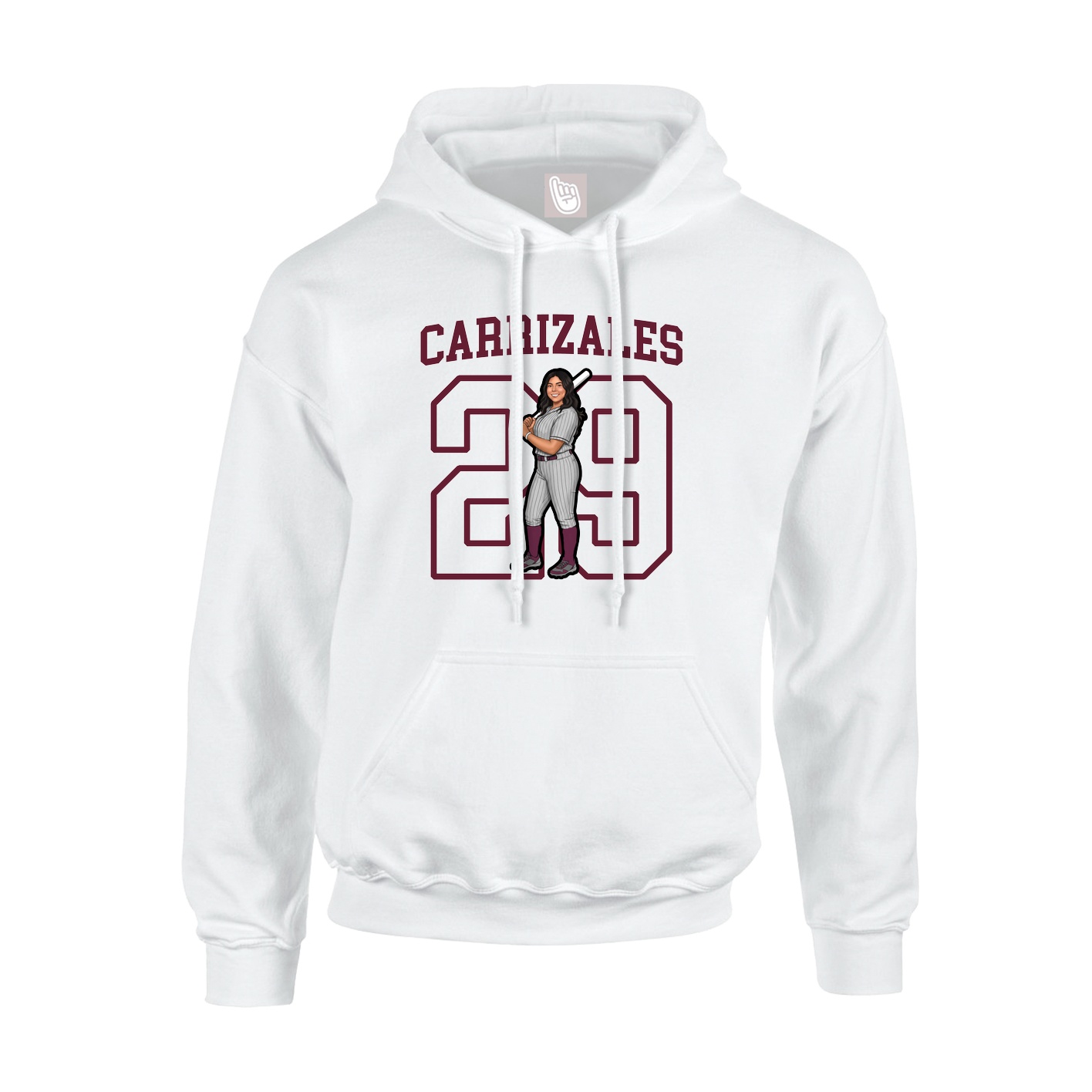 Youth Hoodie — Shirsey in White