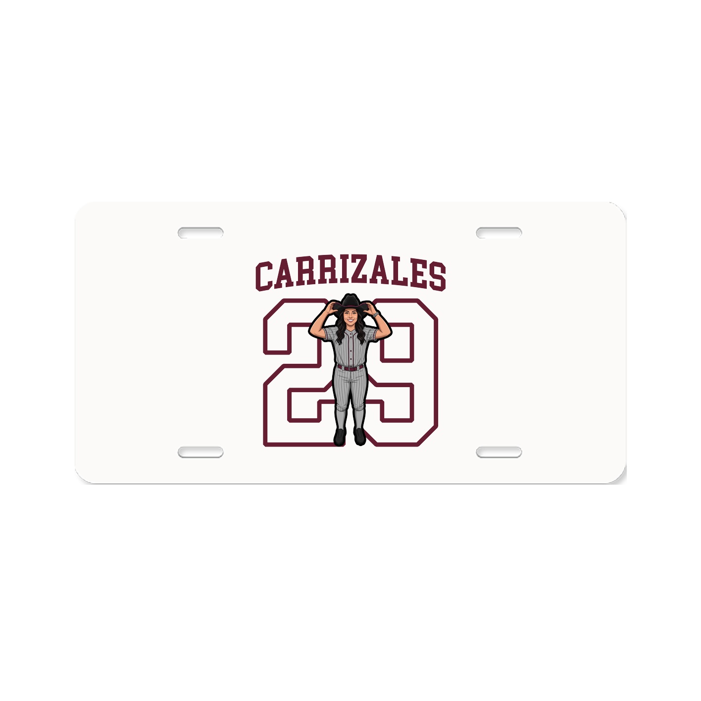 License Plate — Shirsey in Classic