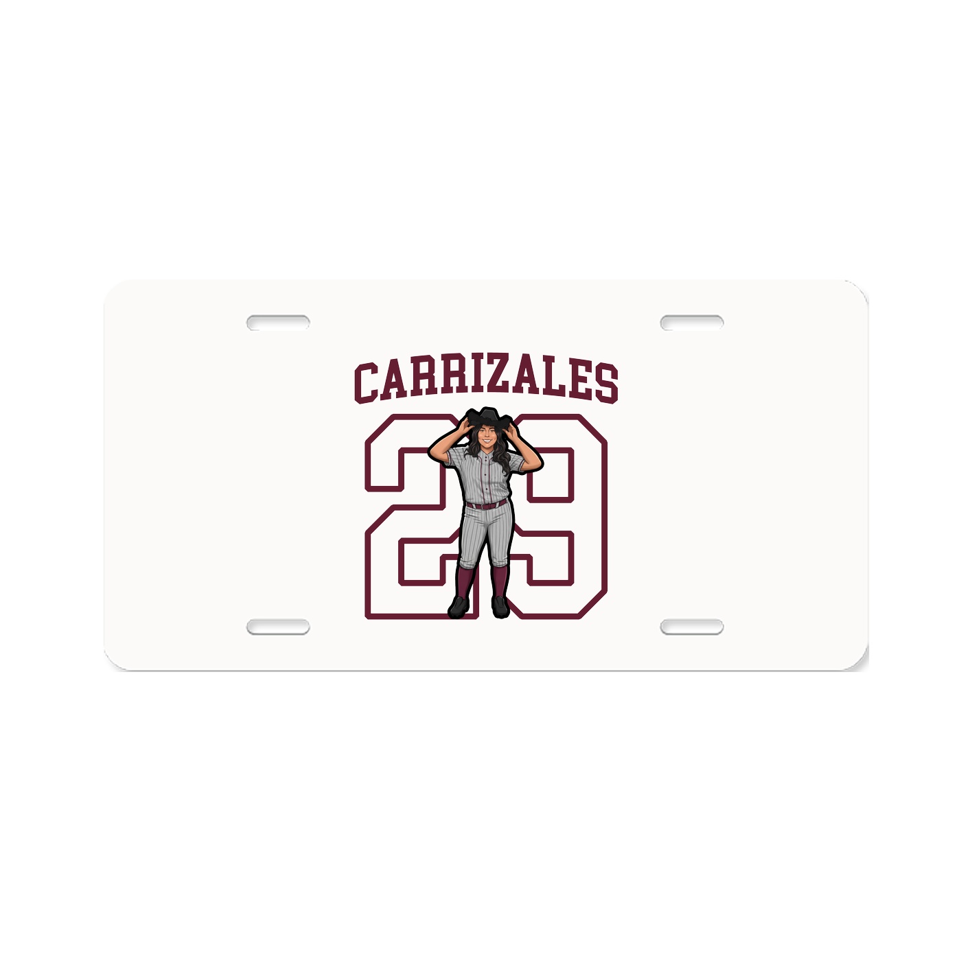 License Plate — Shirsey in Classic