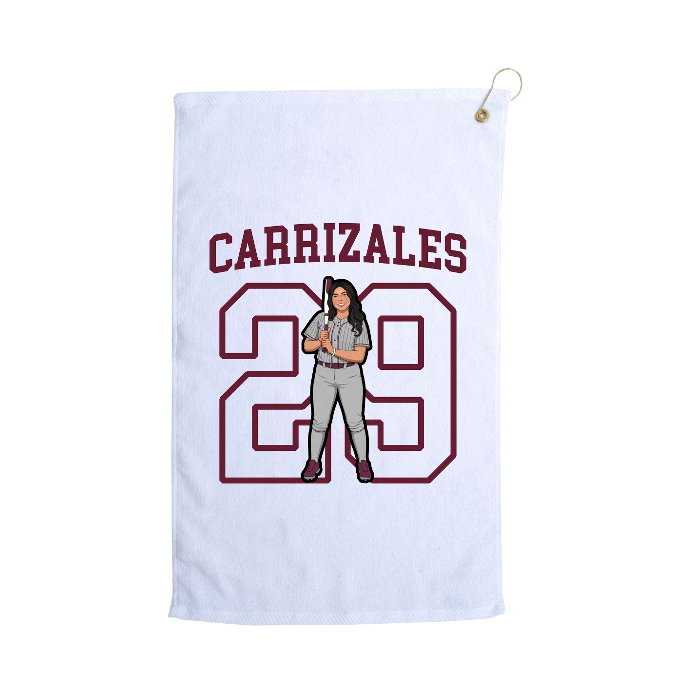 Golf Towel — Shirsey in White