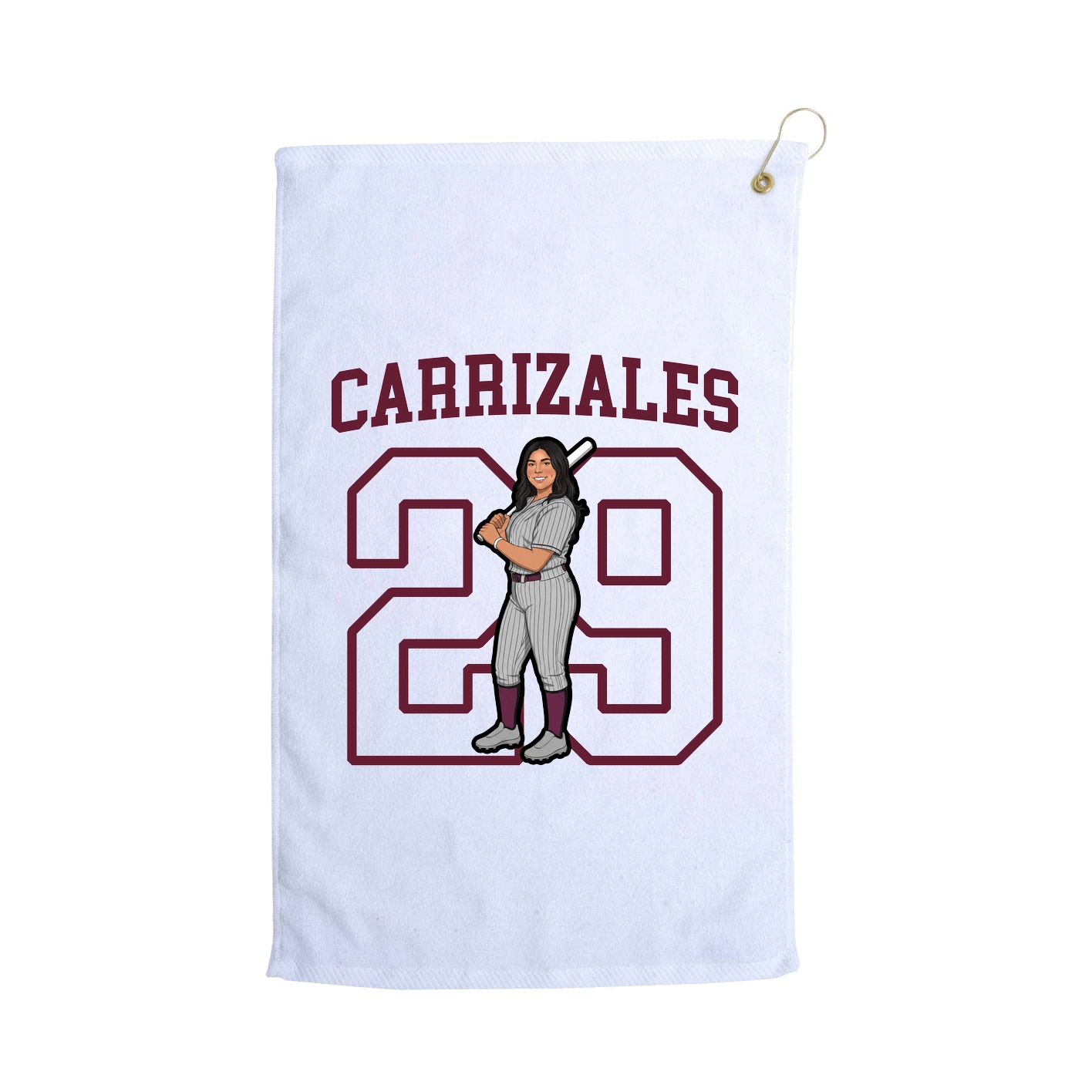 Golf Towel — Shirsey in White
