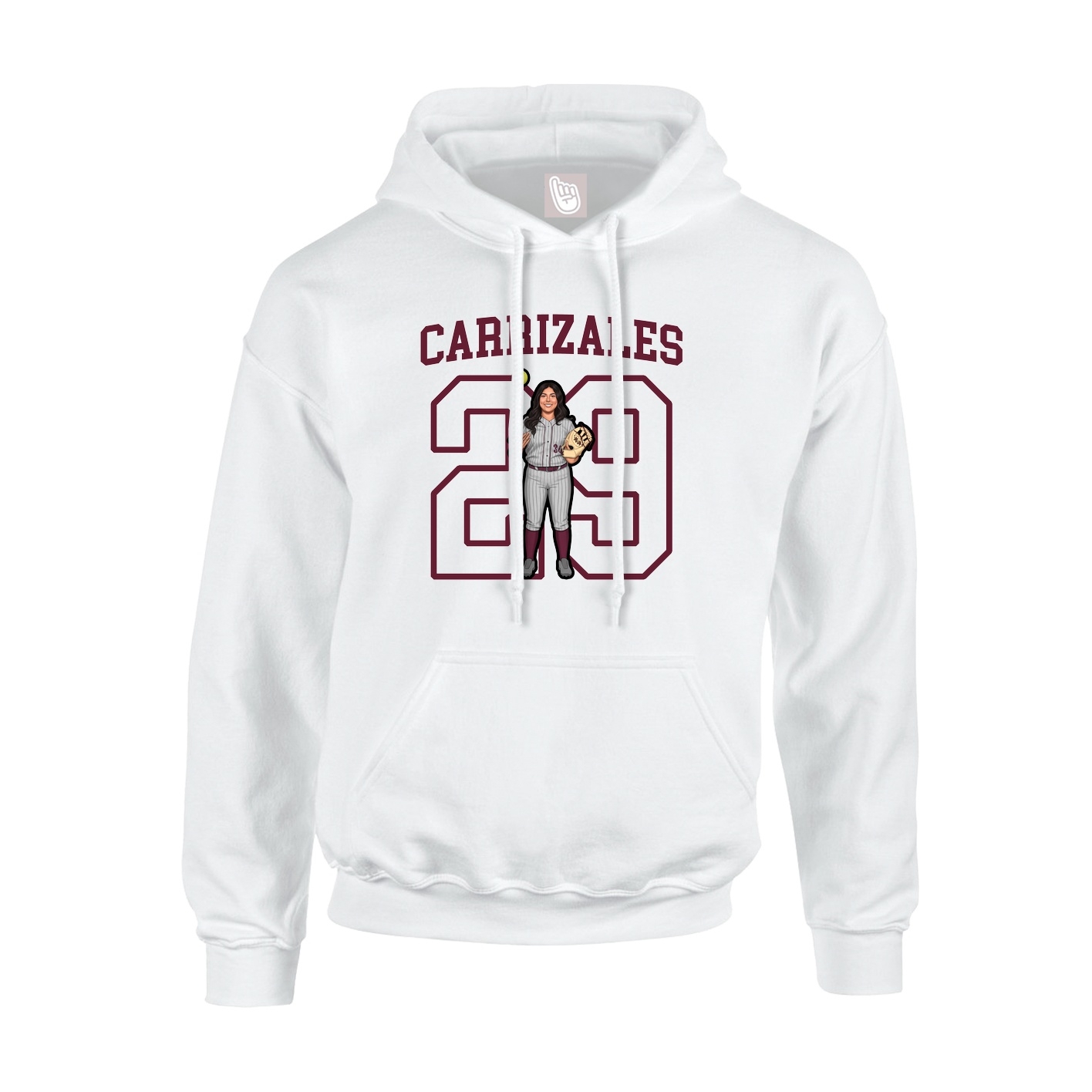 Youth Hoodie — Shirsey in White