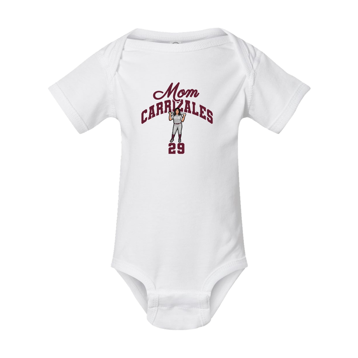 Baby Onesie — Mothers Day Arch in White