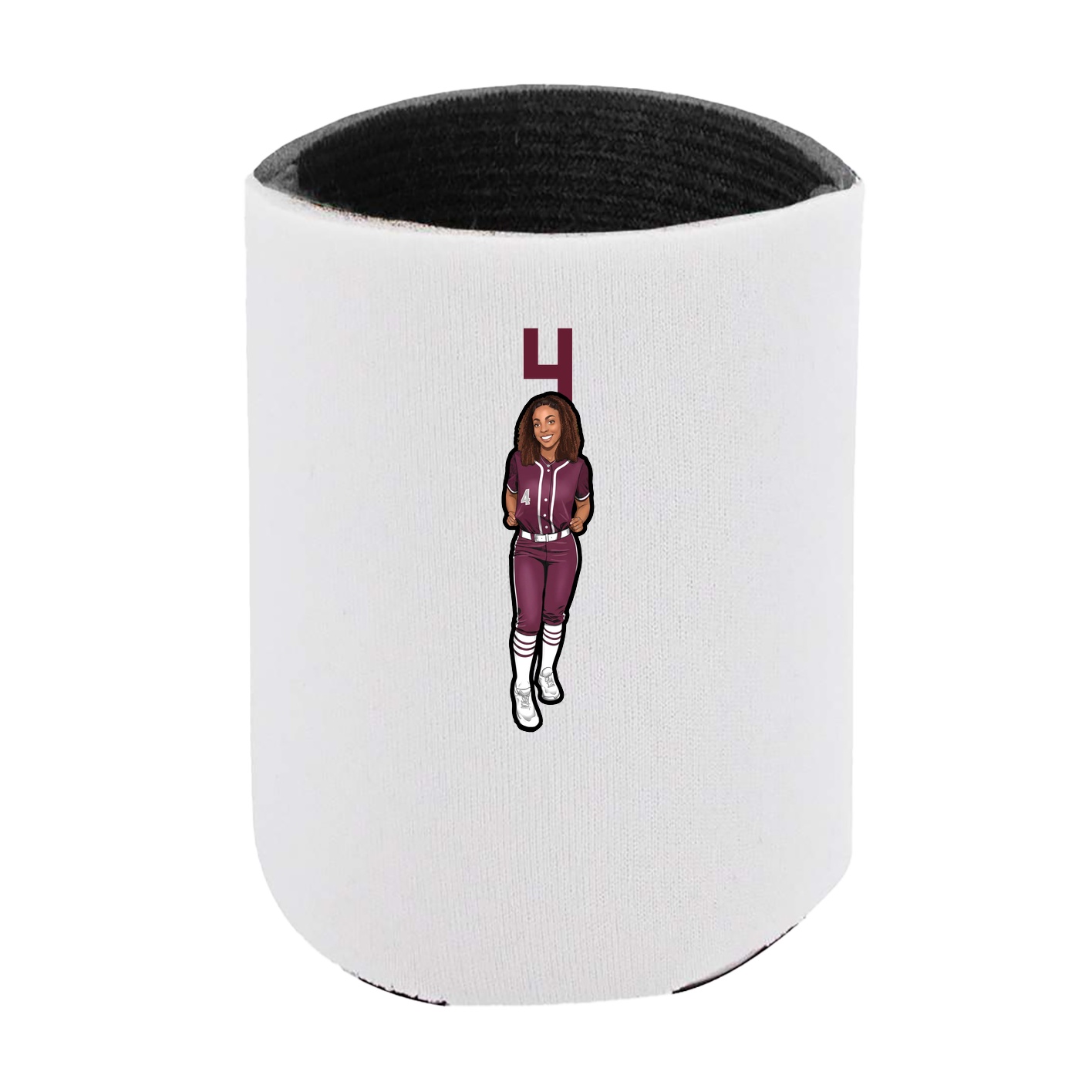 Can Holder — Number Top in White