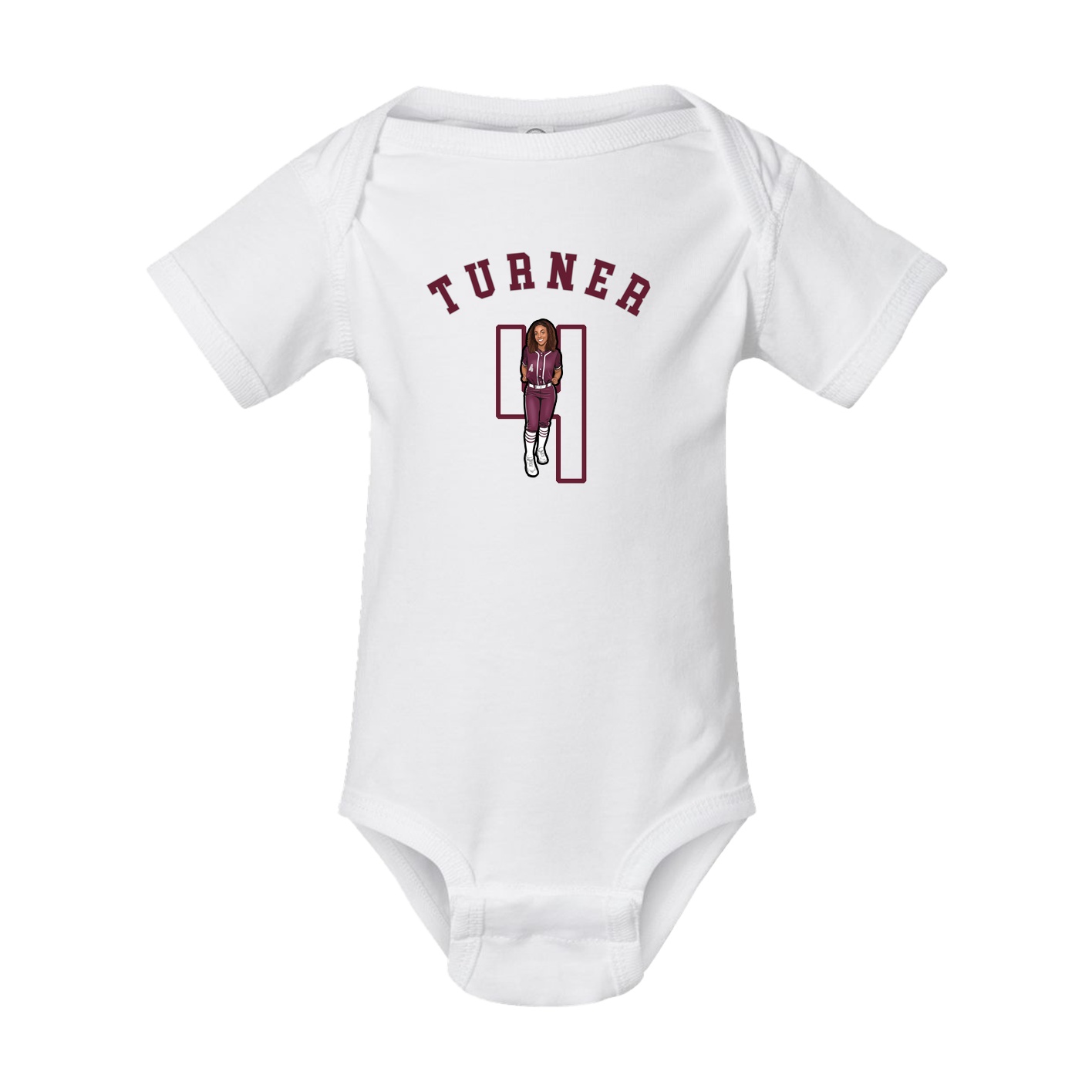 Baby Onesie — Shirsey Arch in White