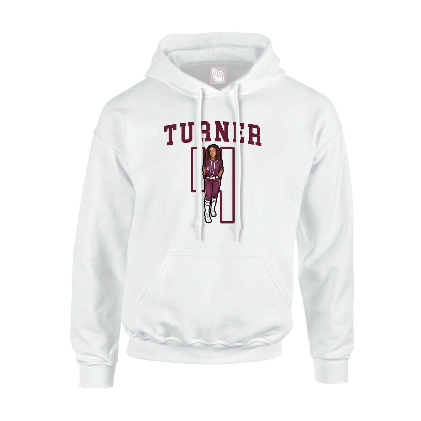 Hoodie — Shirsey in White