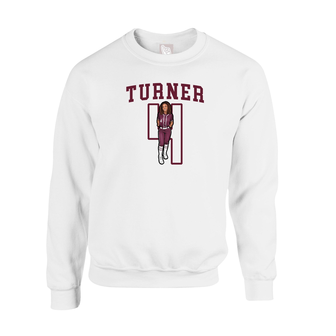 Fleece Crew — Shirsey in White