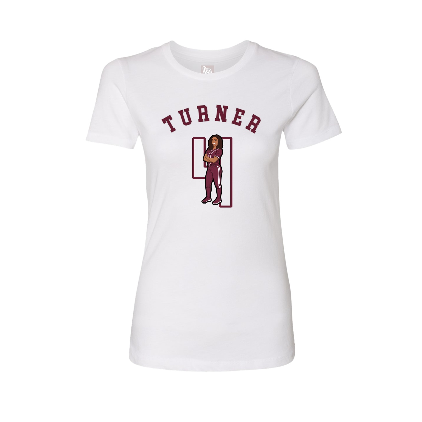 Womens Tee — Shirsey Arch in White