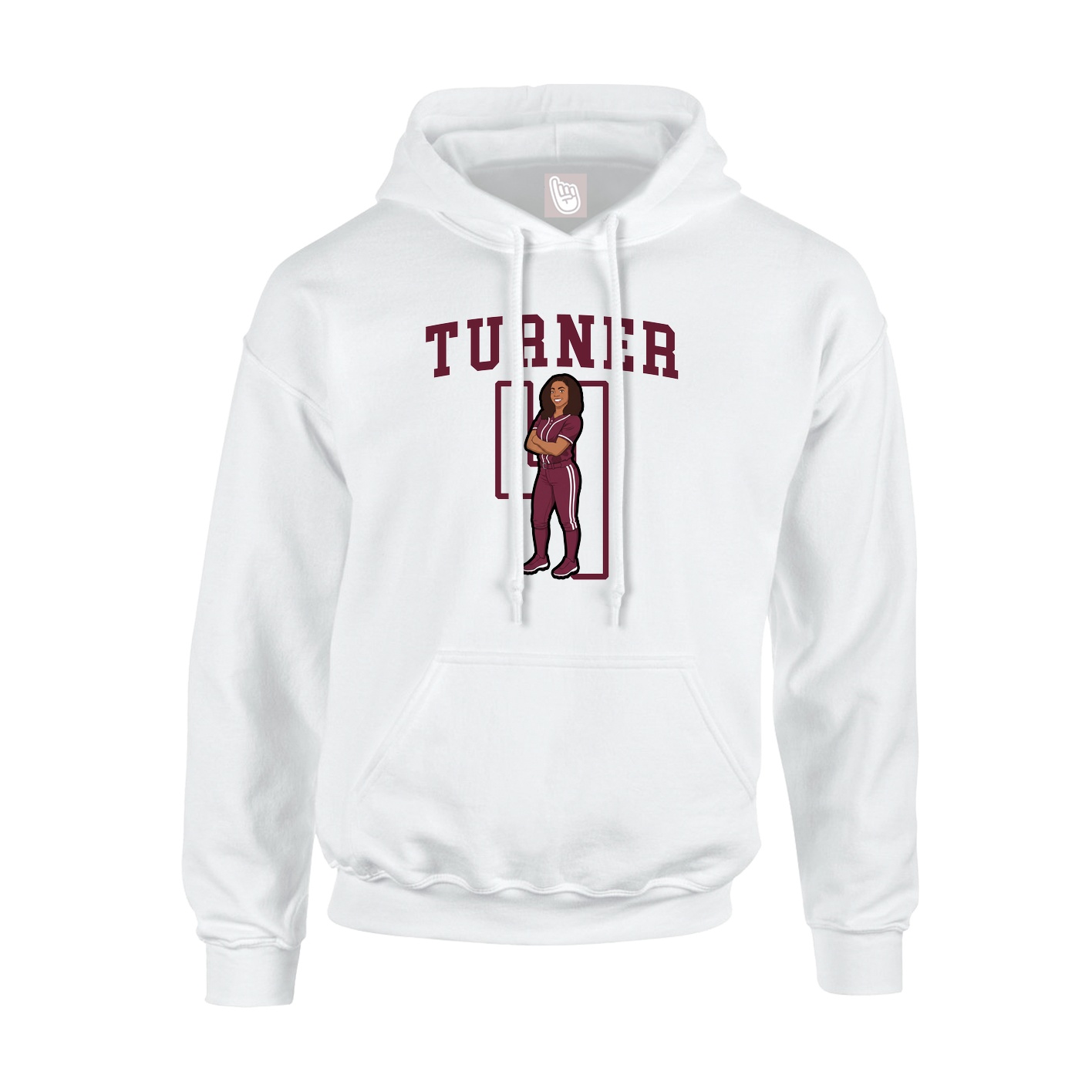 Hoodie — Shirsey in White