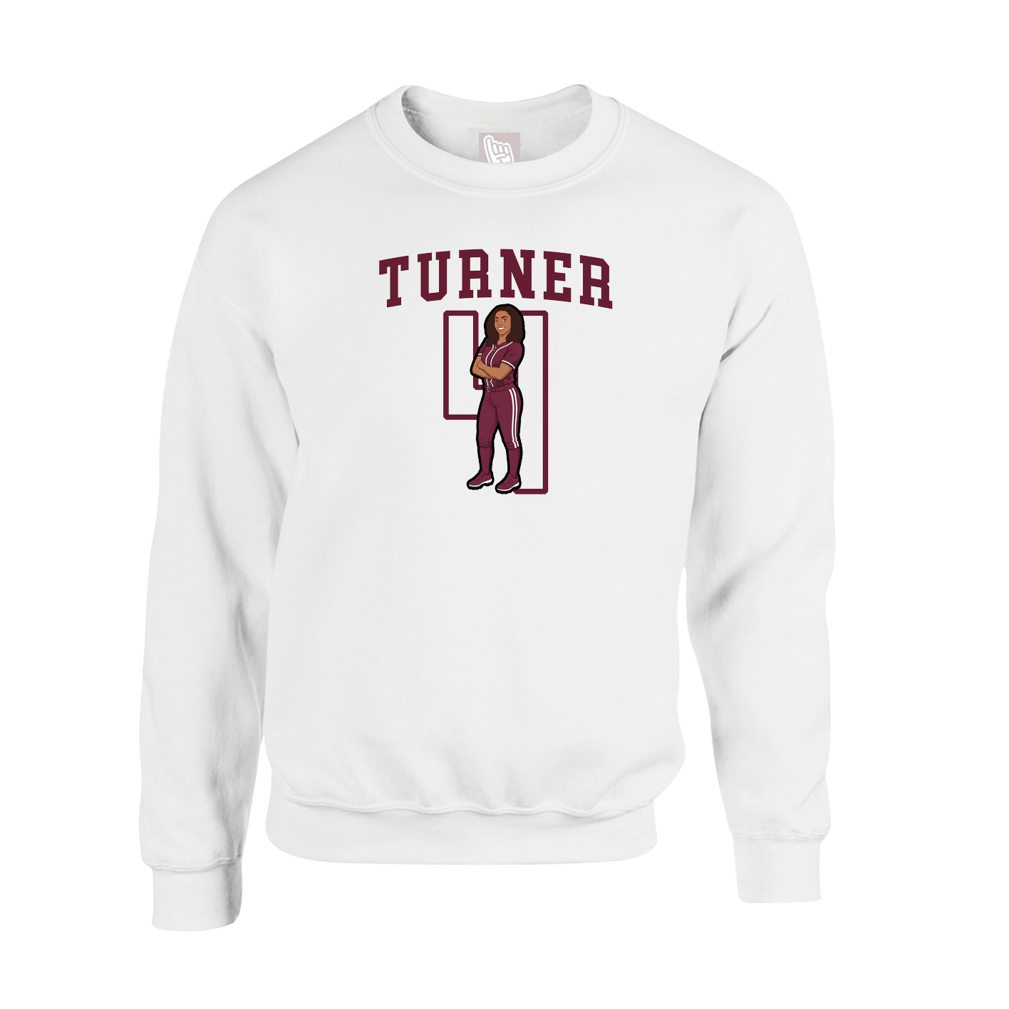 Fleece Crew — Shirsey in White