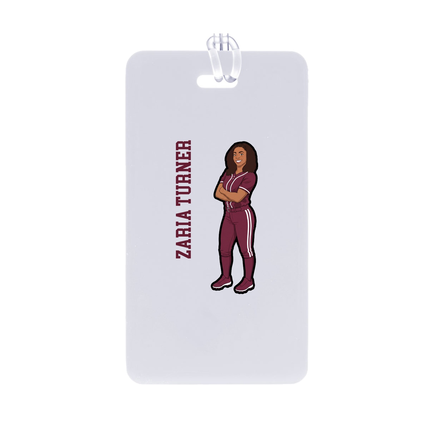 Bag Tag — Name Vertical in Classic