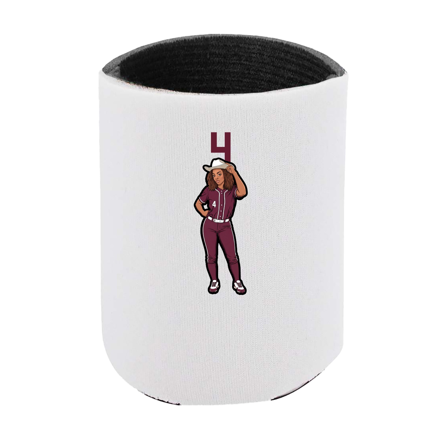 Can Holder — Number Top in White