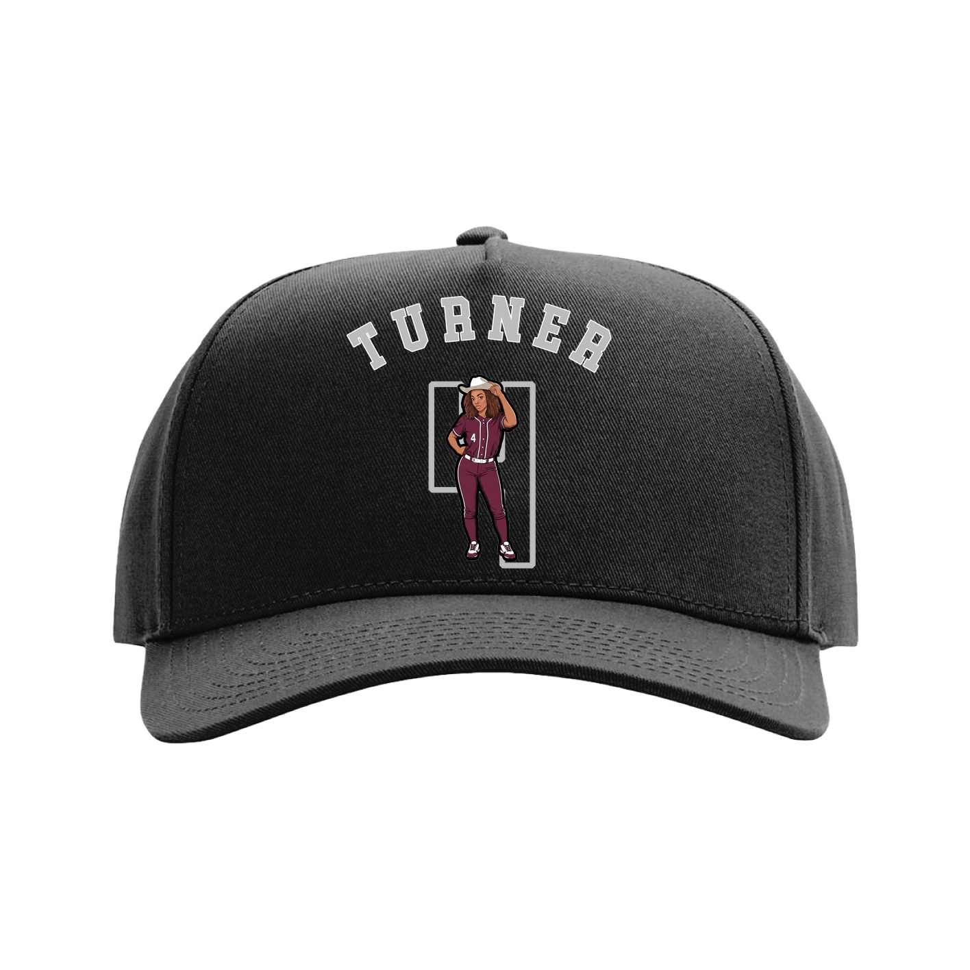 Full Fabric Five-Panel Champ Cap