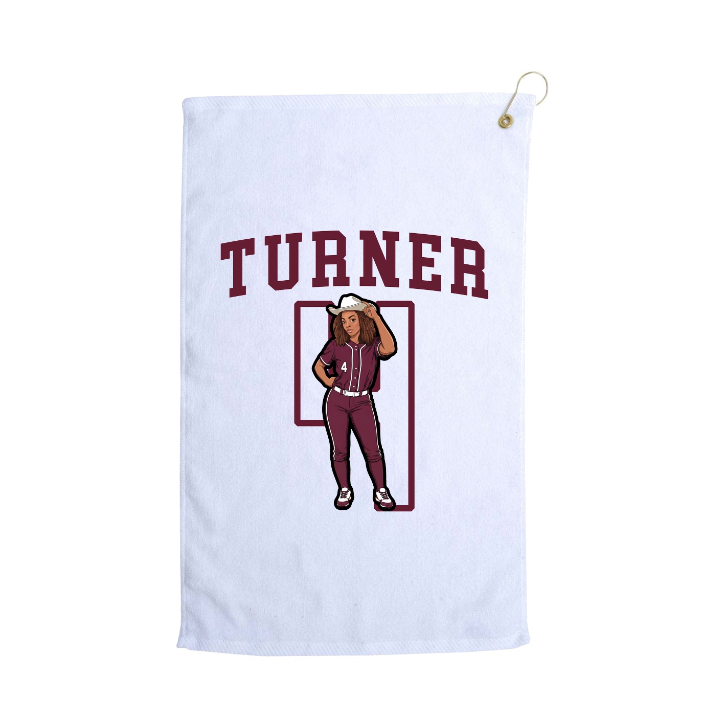 Golf Towel — Shirsey in White