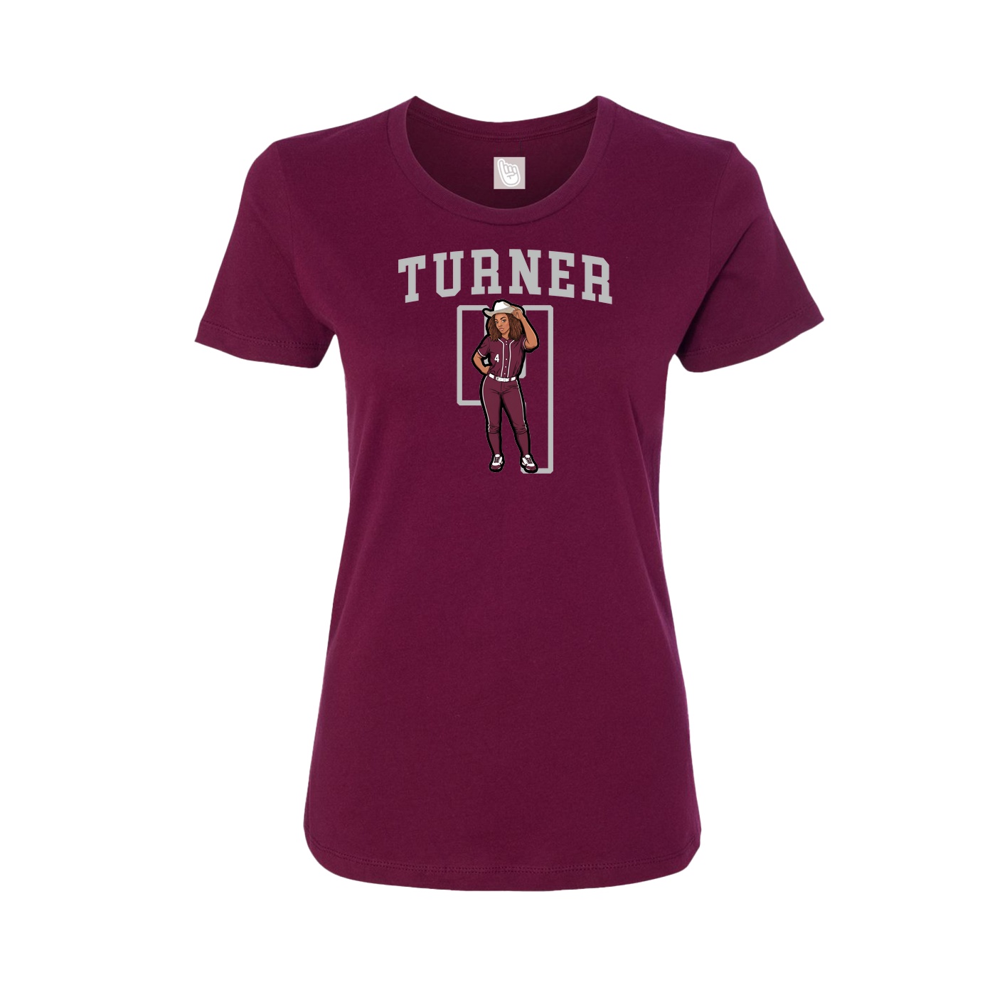 Womens Tee — Shirsey in Maroon