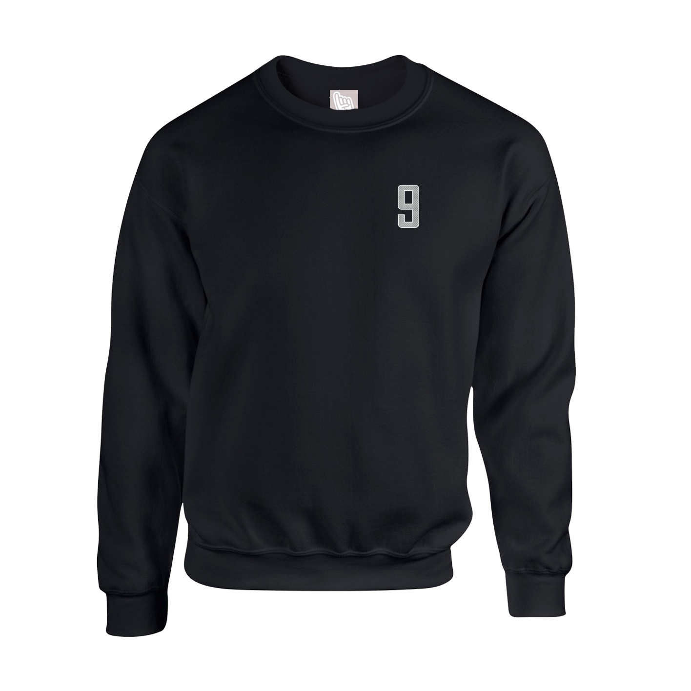 Fleece Crew — Front Shirsy in Black