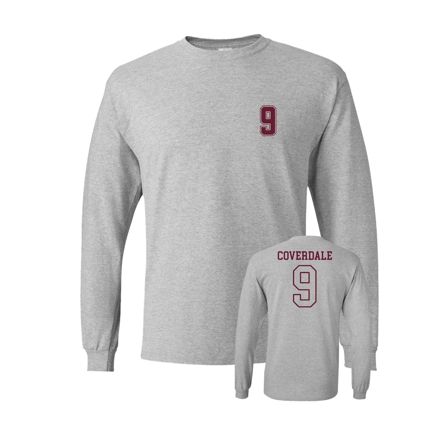 Long Sleeve Tee — Chest Back in Grey