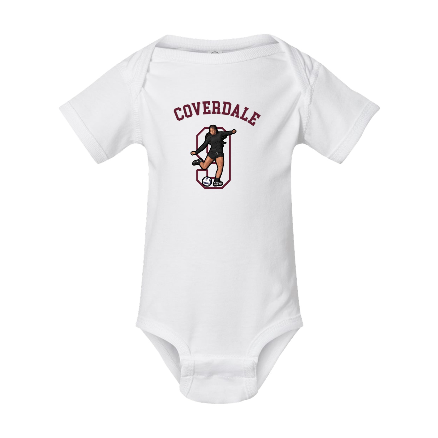 Baby Onesie — Shirsey Arch in White
