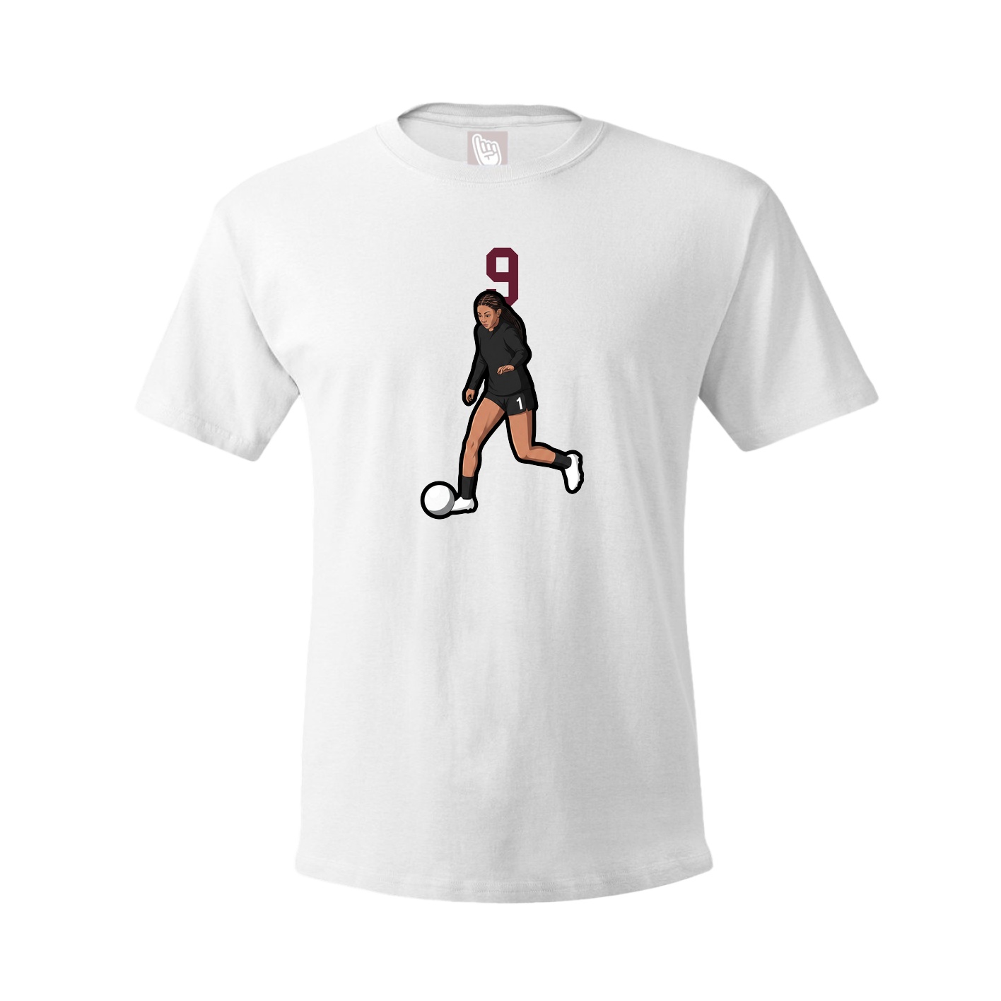 Tee — Number Top in White