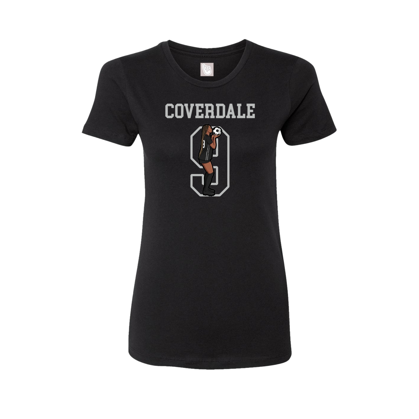Fitted Women's Tee — Shirsey in Black
