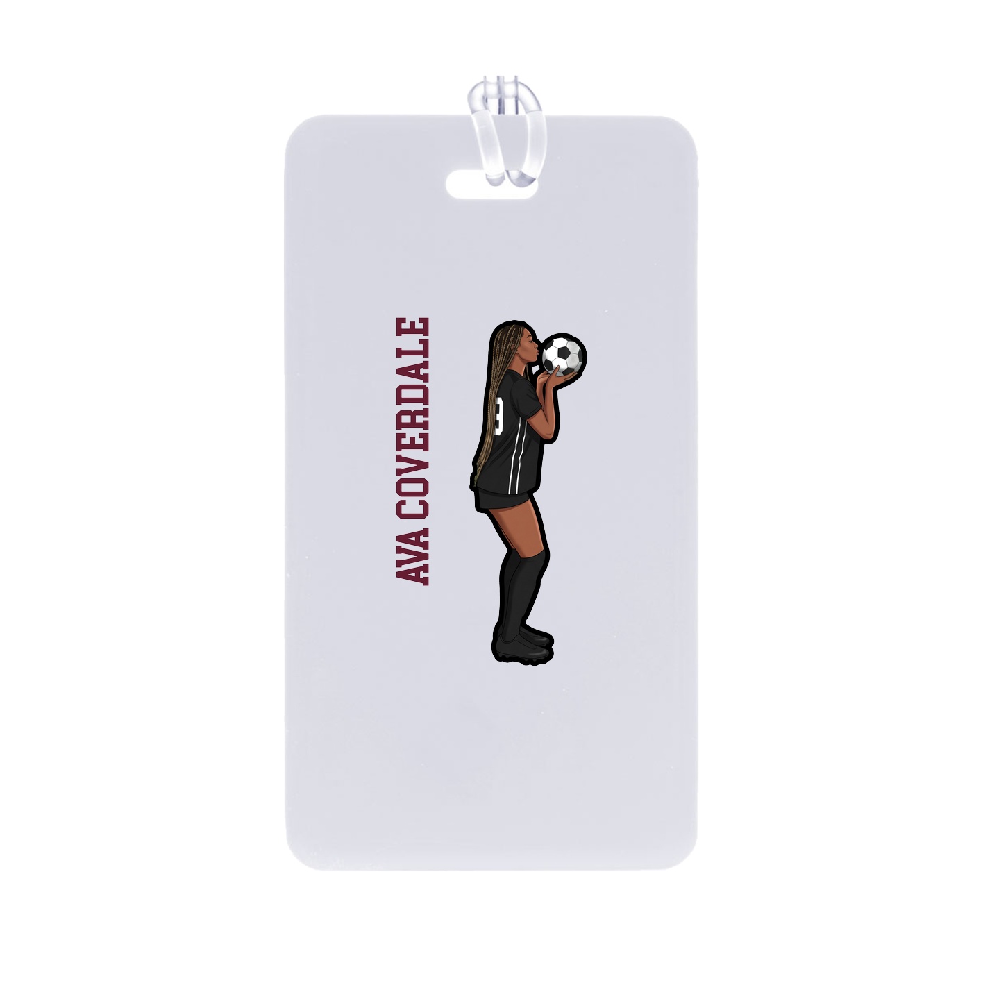 Bag Tag — Name Vertical in Classic
