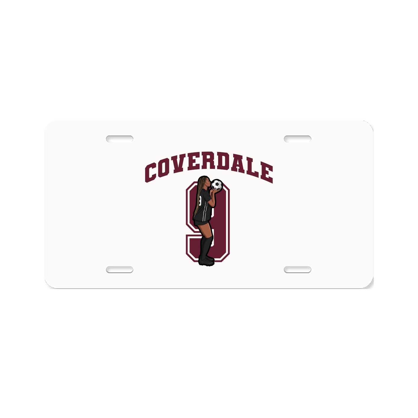 License Plate — Number in Classic
