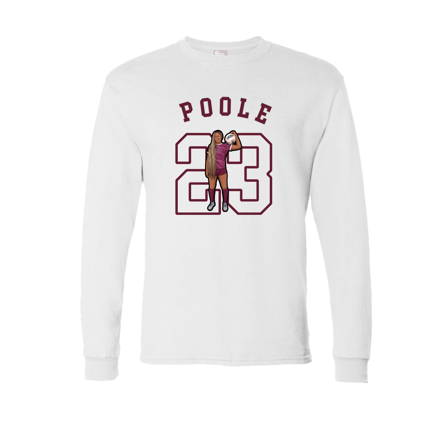 Long Sleeve Tee — Shirsey Arch in White