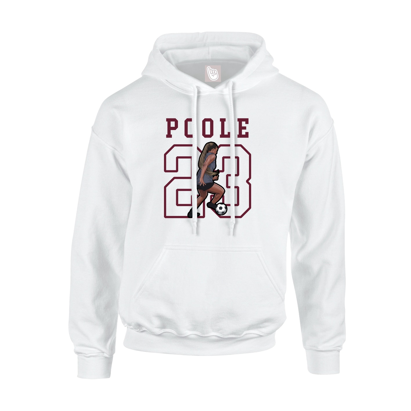 Youth Hoodie — Shirsey in White