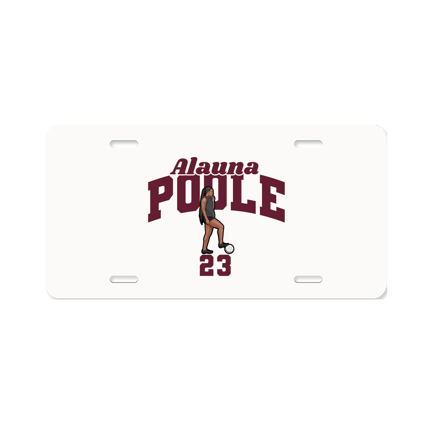 License Plate — Signature Arch in Classic