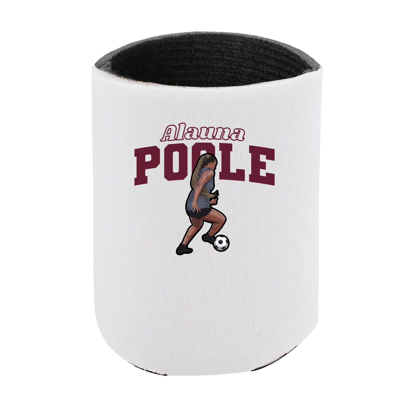 Can Holder — Name Arch in White