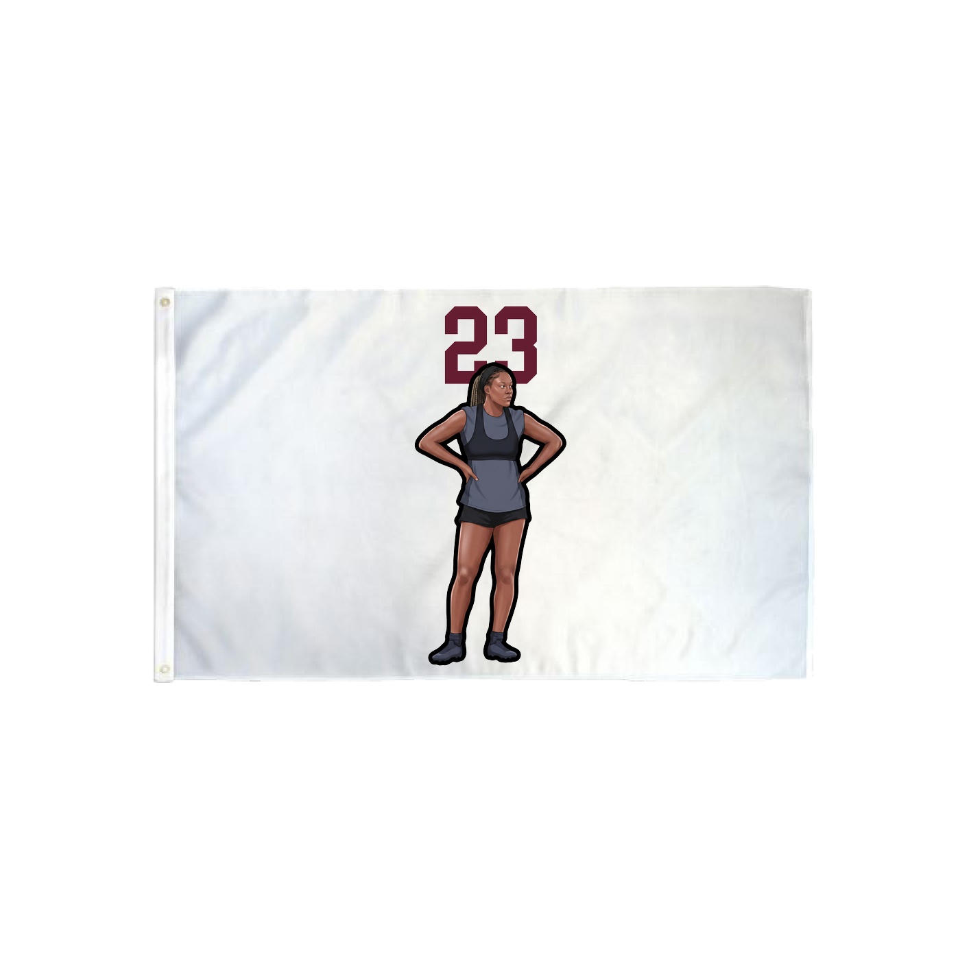 3x5 Flag — Number Top in Classic