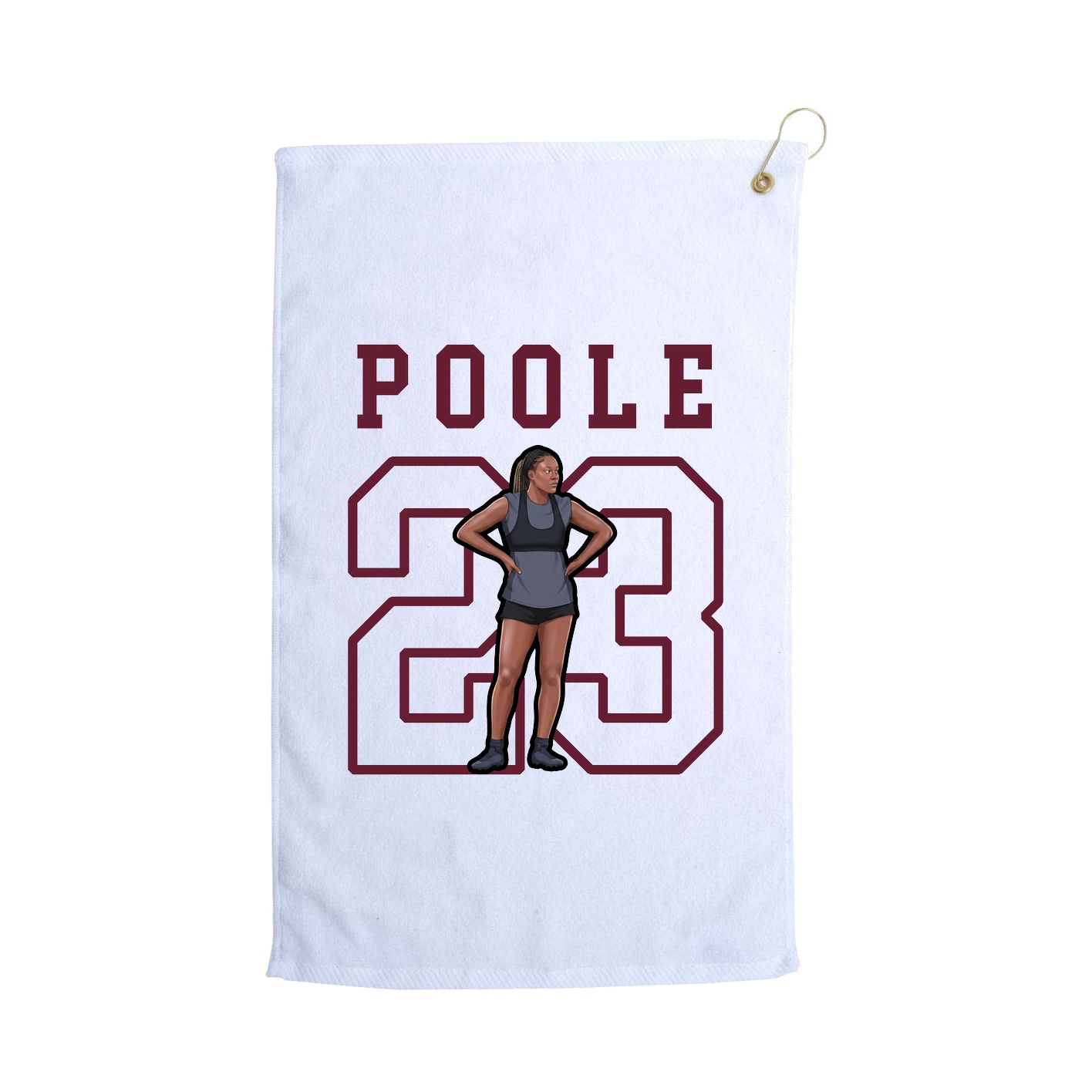 Golf Towel — Shirsey in White