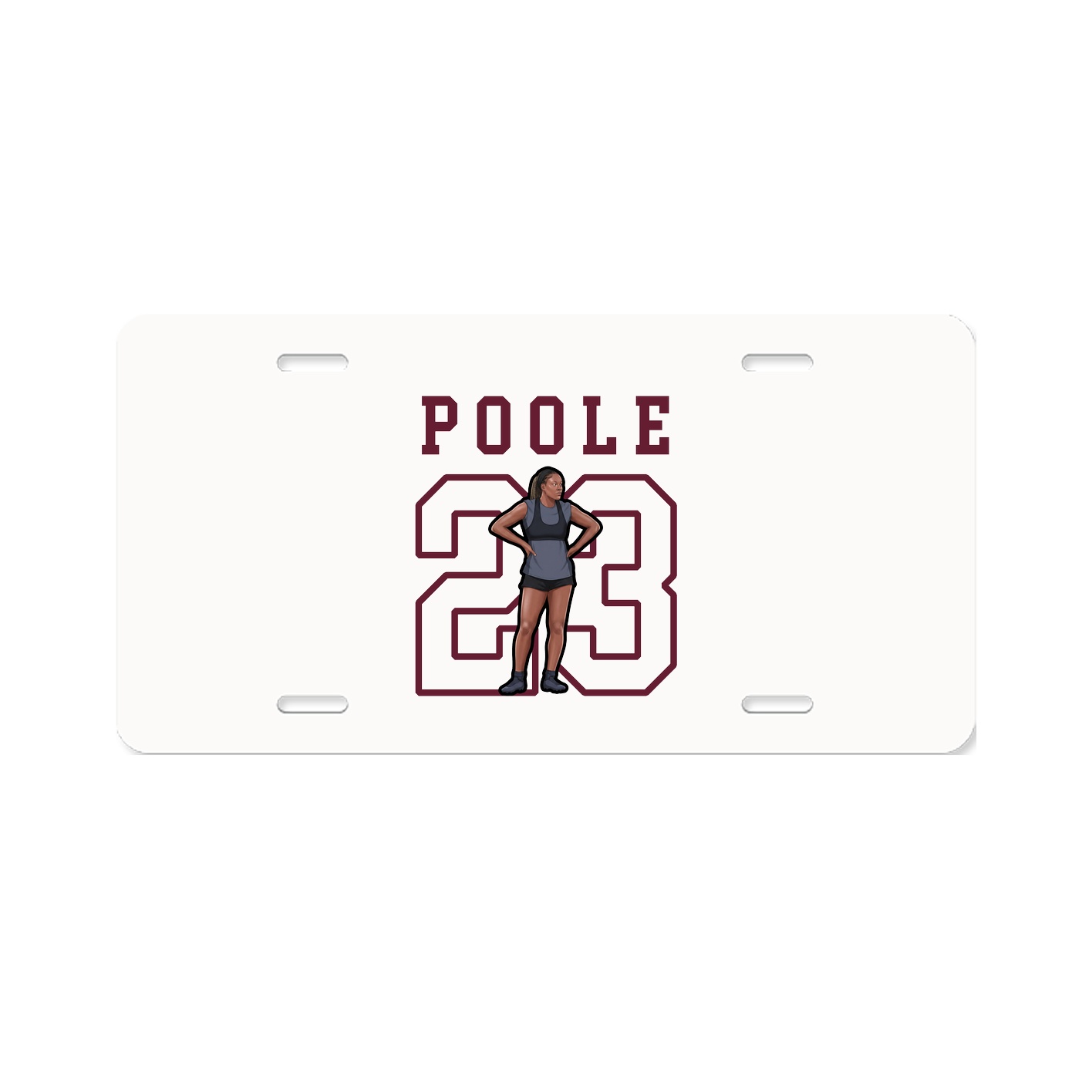 License Plate — Shirsey in Classic
