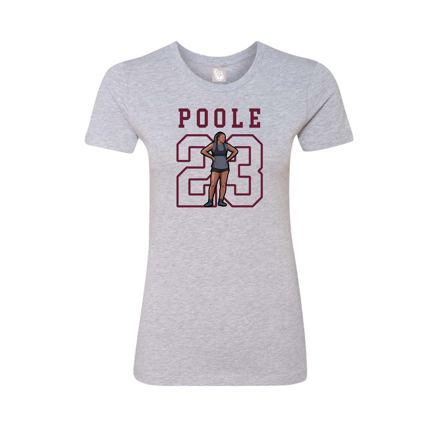 Fitted Women's Tee — Shirsey in Grey