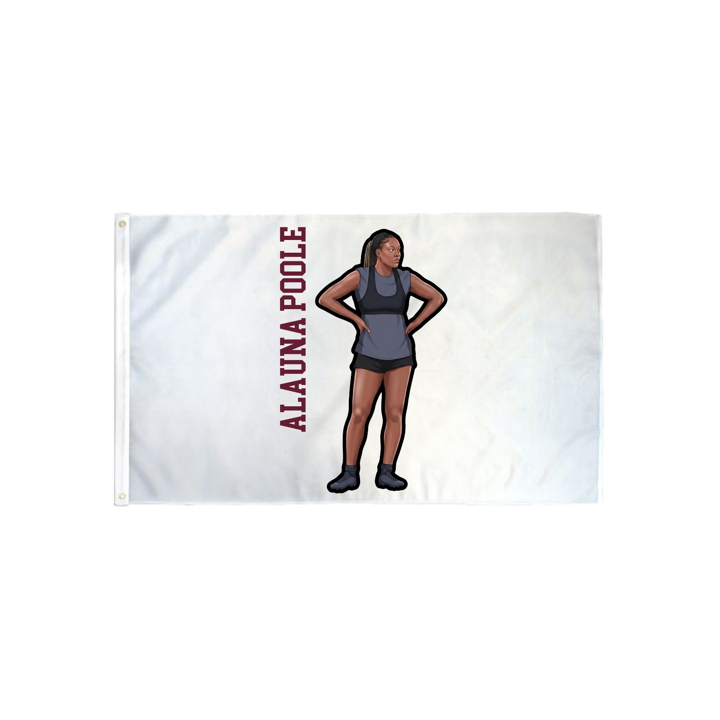 3x5 Flag — Name Vertical in Classic